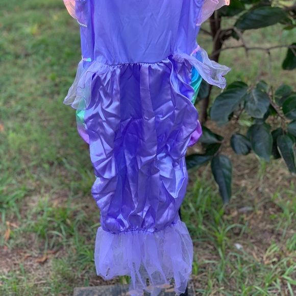 Girls Iridescent Mermaid Halloween Costume Dress - Picture 6 of 8